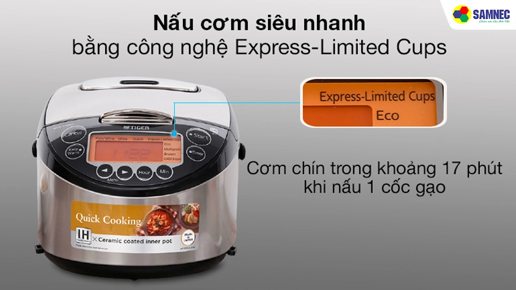 Nồi cơm điện tử cao tần Tiger 1 lít JKT-D10V-SK