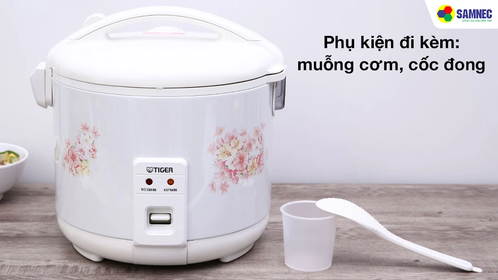 Nồi cơm điện 1.8 lít Tiger JNP-1800-FLZ- phụ kiện