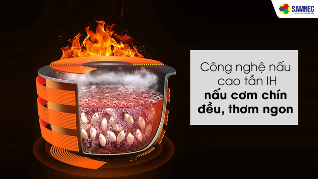 Nồi cơm cao tần Sharp 1,8L KS-IH191V-GL (DMQ)