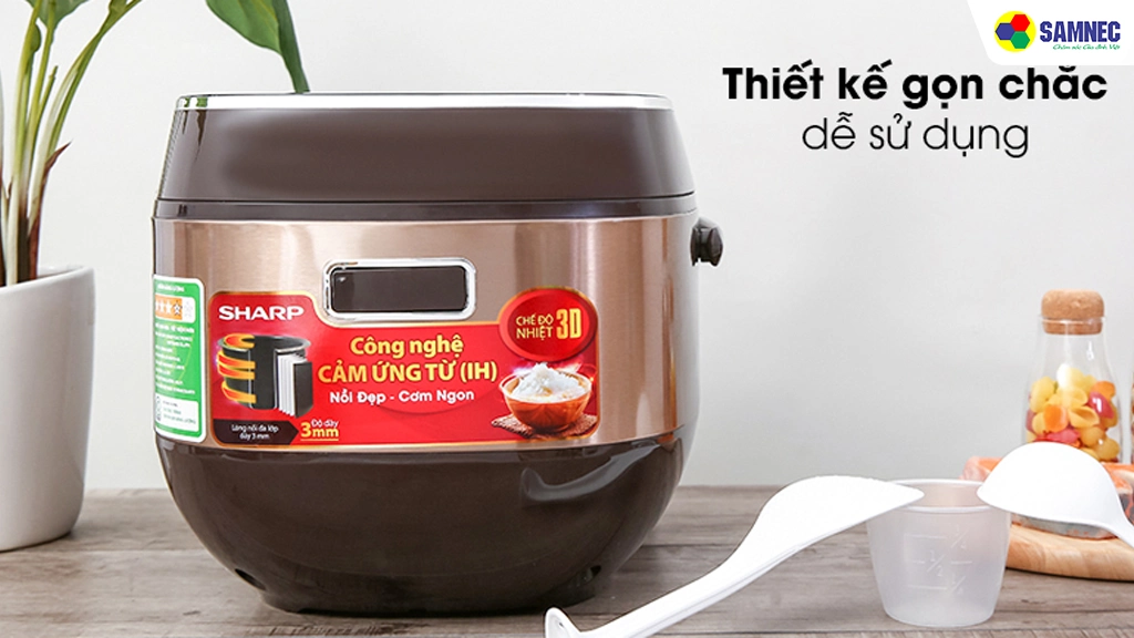 Nồi cơm cao tần Sharp 1,8L KS-IH191V-GL (DMQ)