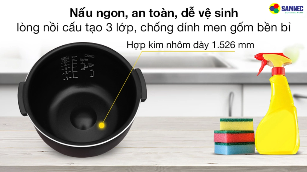 Nồi cơm điện tử cao tần Tiger 1 lít JKT-D10V-SK