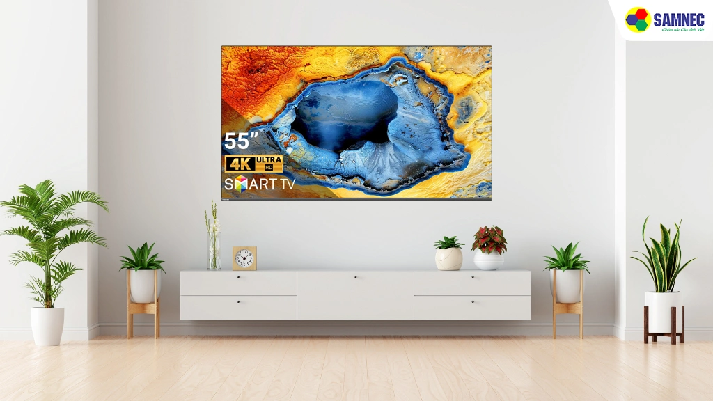 Smart Tivi 4K 55 inch Toshiba 55E330NP- Thiết kế