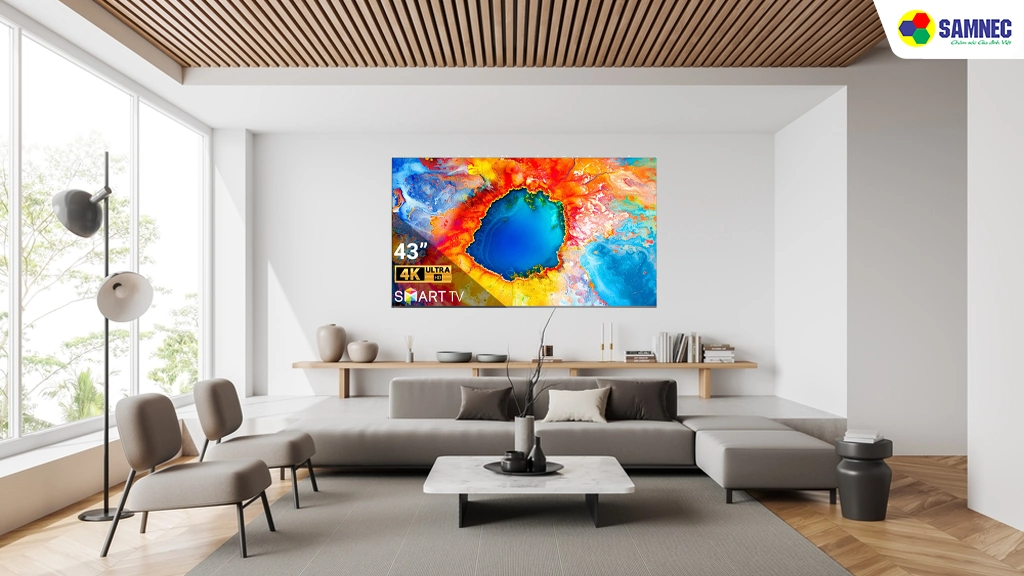 Smart Tivi QLED 4K 43 inch Toshiba 43M450NP- Thiết kế