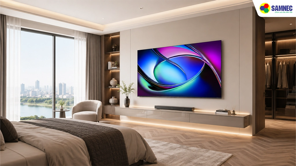 Smart Tivi Mini LED AI 4K 75 inch Toshiba 75Z670RP- Thiết kế