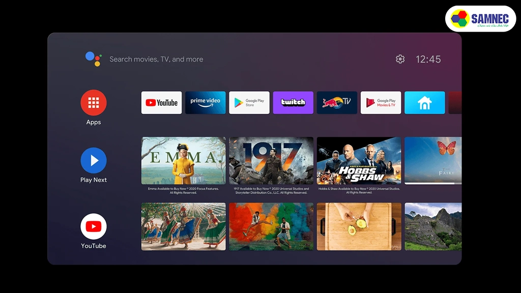 Google Tivi A Pro 4K 43 inch Xiaomi L43MA-SSEA- Tiện ích