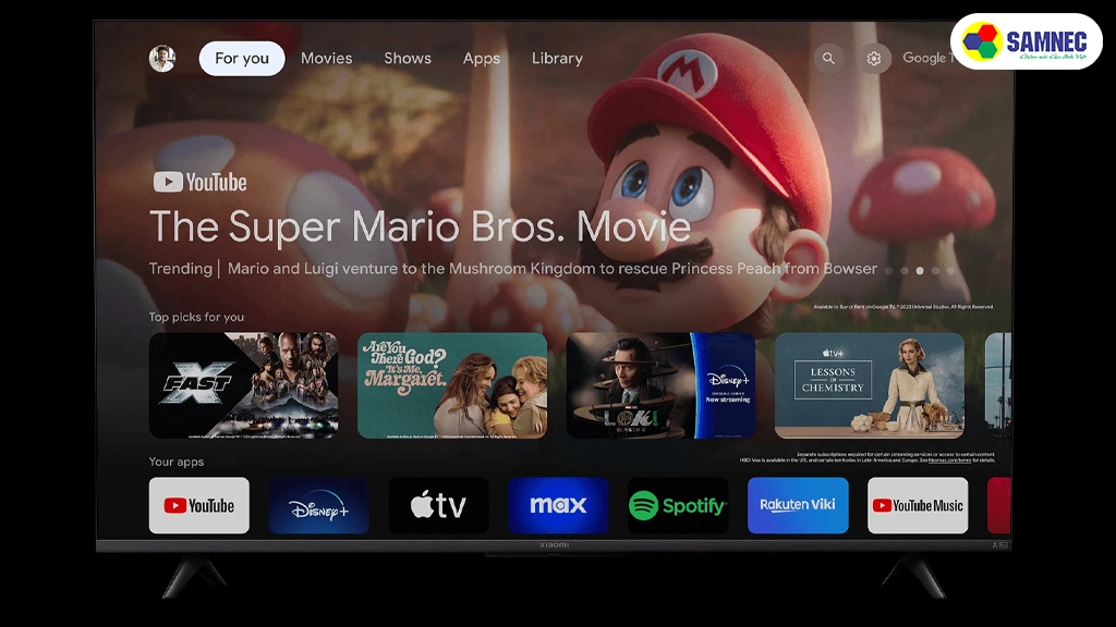 Google Tivi 55 inch Xiaomi A 4K L55MA-ASEA- Hệ điều hành