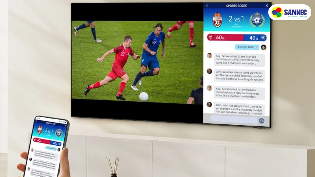 Smart Tivi OLED 4K 65 Inch Samsung QA65S95DAKXXV- Tiện ích