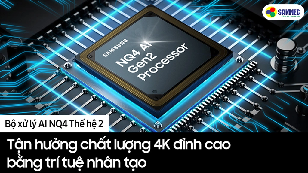 Smart Tivi OLED 4K 55 Inch Samsung QA55S90DAKXXV- Bộ xử lý