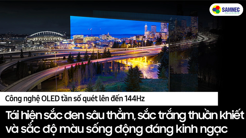 Smart Tivi OLED 4K 55 Inch Samsung QA55S90DAKXXV- công nghệ OLED