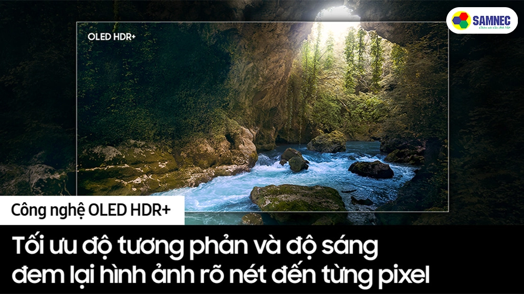 Smart Tivi OLED 4K 55 Inch Samsung QA55S90DAKXXV- Công nghệ hình ảnh