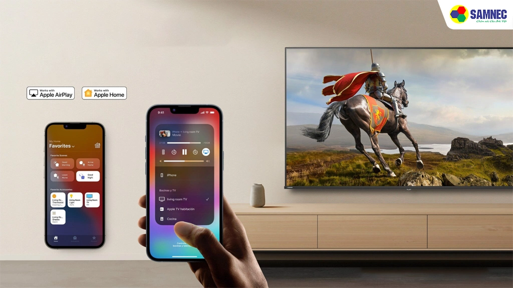 Smart Tivi QLED 4K 55 inch Toshiba 55M450NP - Tiện ích