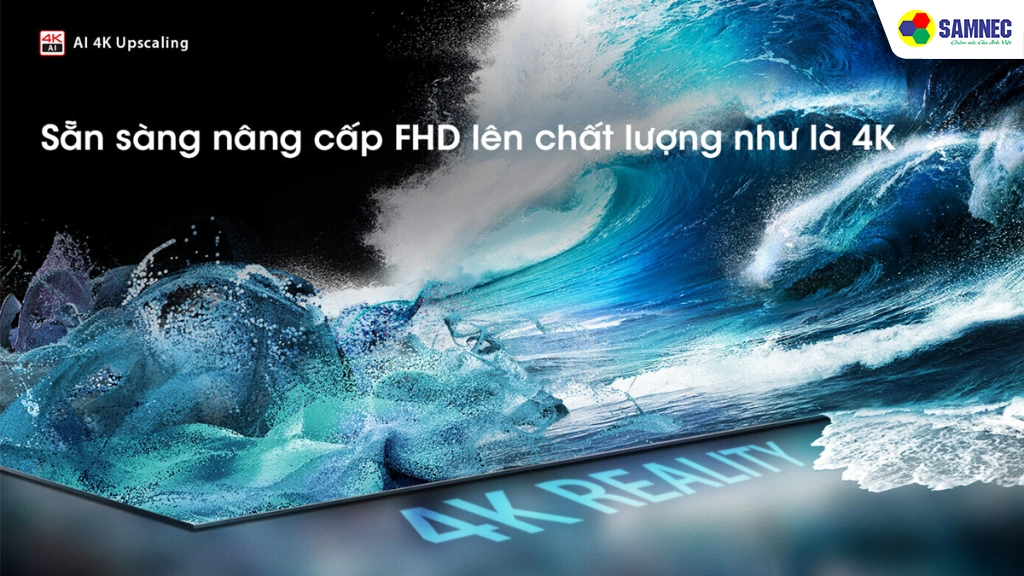 Smart Tivi 4K 75 inch Toshiba 75C350NP: Công nghệ AI 4K Upscaling