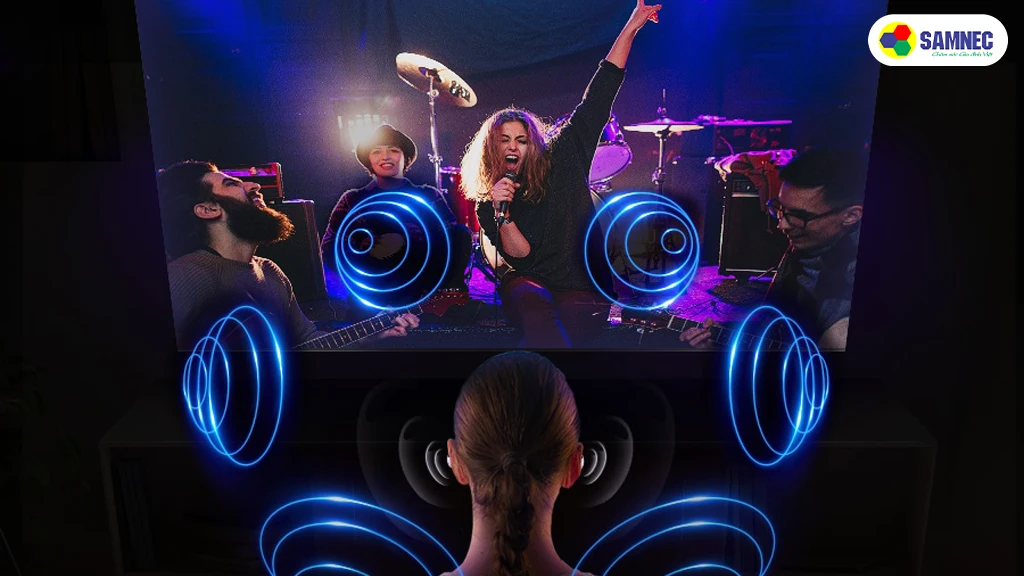 Smart Tivi QLED 4K 55 Inch Samsung QA55Q70DAKXXV- Công nghệ âm thanh