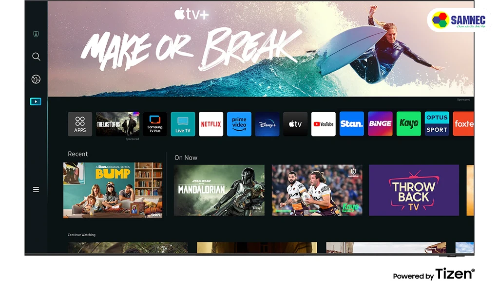 Smart Tivi Neo QLED 4K Samsung 85 inch QA85QN85DBKXXV- Hệ điều hành