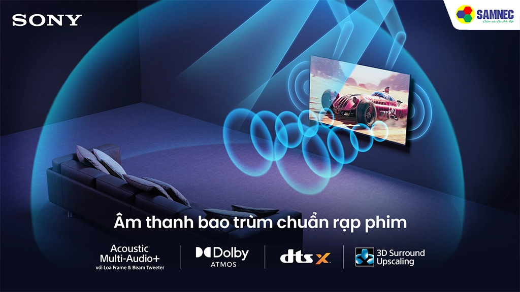 Sony Google TV True RGB BRAVIA 9 II K-85XR90M2- Công nghệ âm thanh vòm