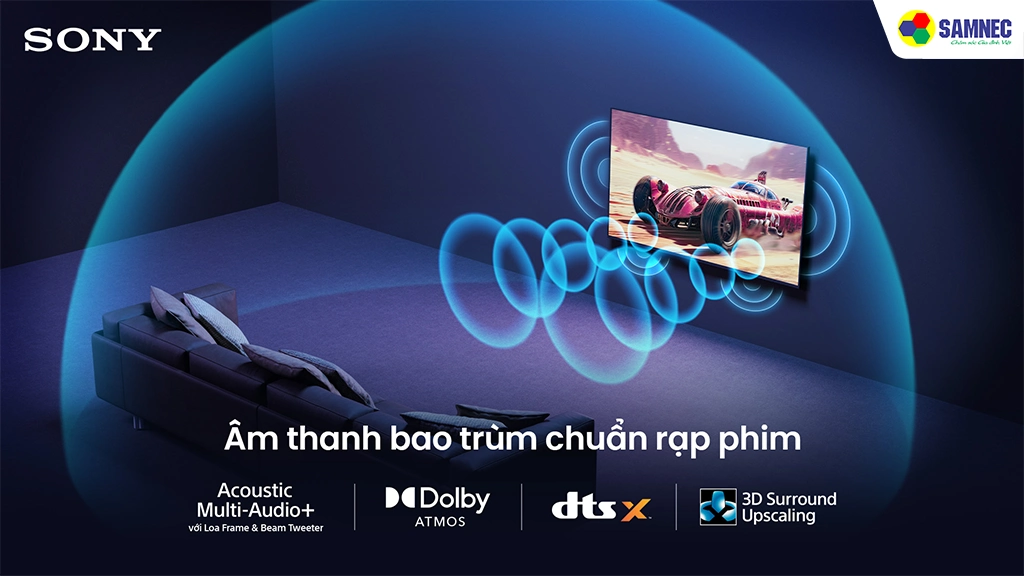 Sony Google TV True RGB BRAVIA 7 II K-98XR70M2- Công nghệ âm thanh