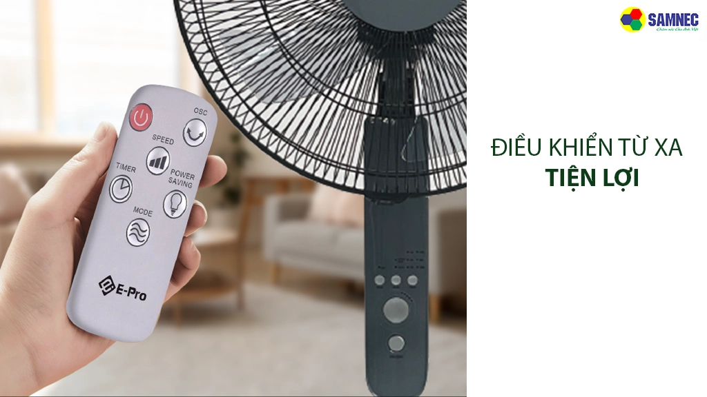 Quạt cây Epro VEP-SF40-A12R- bảng điều khiển