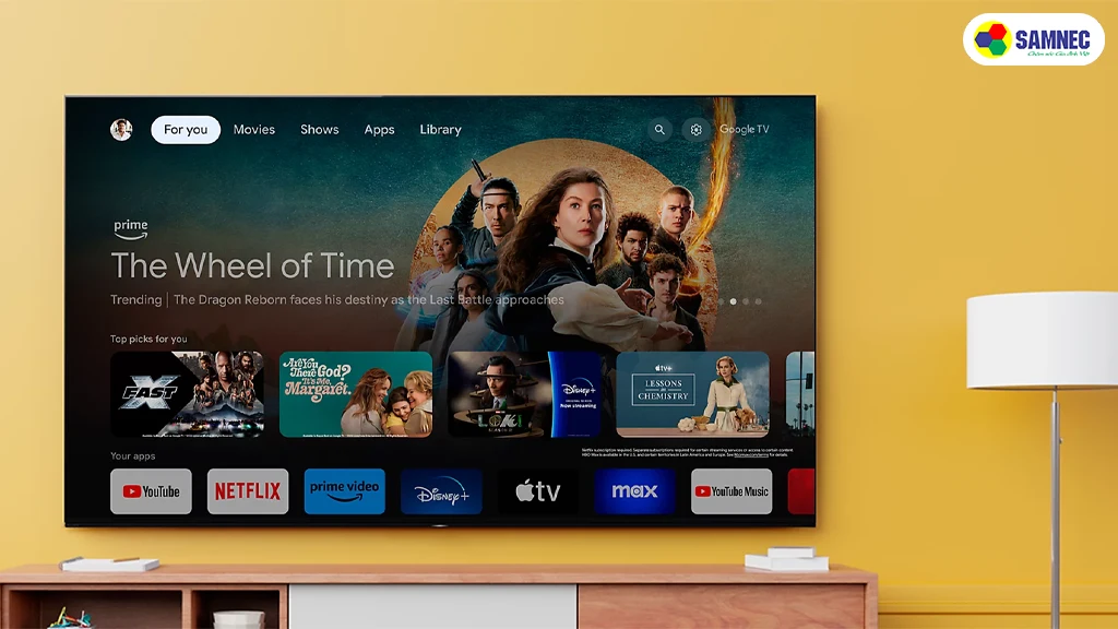 Google Tivi OLED 4K 55 inch Sony K-55XR80-Hệ điều hành