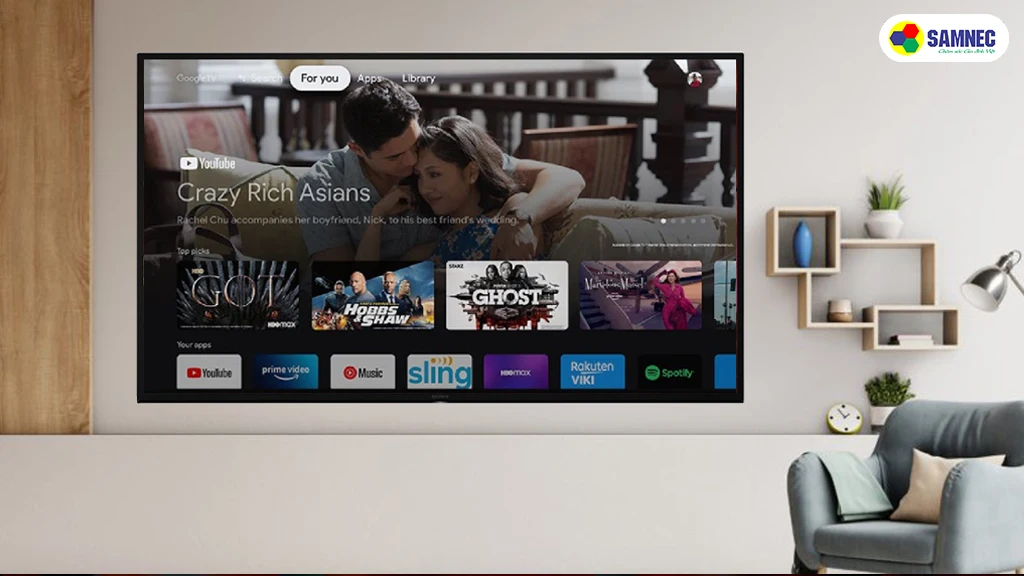 Google Tivi Mini LED 4K 75 inch Sony K-75XR90- Hệ điều hành