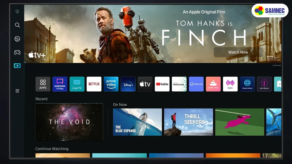 Smart Tivi UHD 4K 50 Inch Samsung UA50DU8000KXXV- hệ điều hành tizen