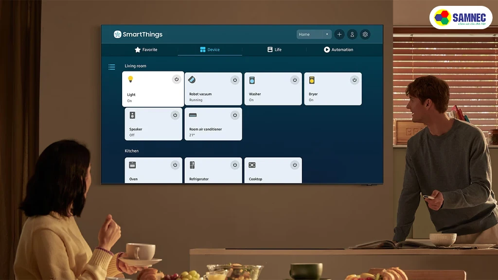 Smart Tivi UHD 4K 50 Inch Samsung UA50DU8000KXXV- tiện ích