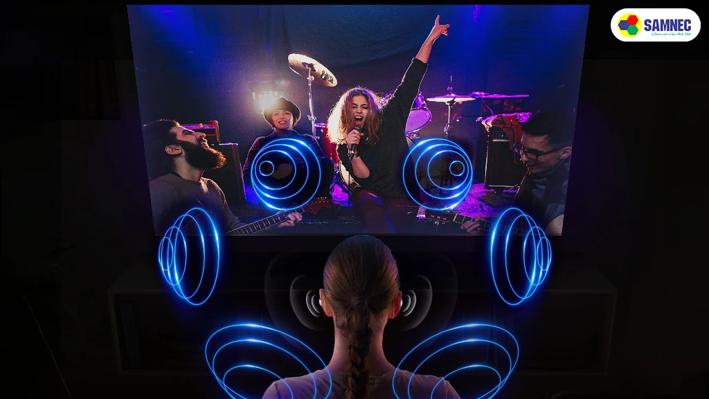 Smart Tivi UHD 4K 65 Inch Samsung UA65DU8000KXXV- công nghệ âm thanh