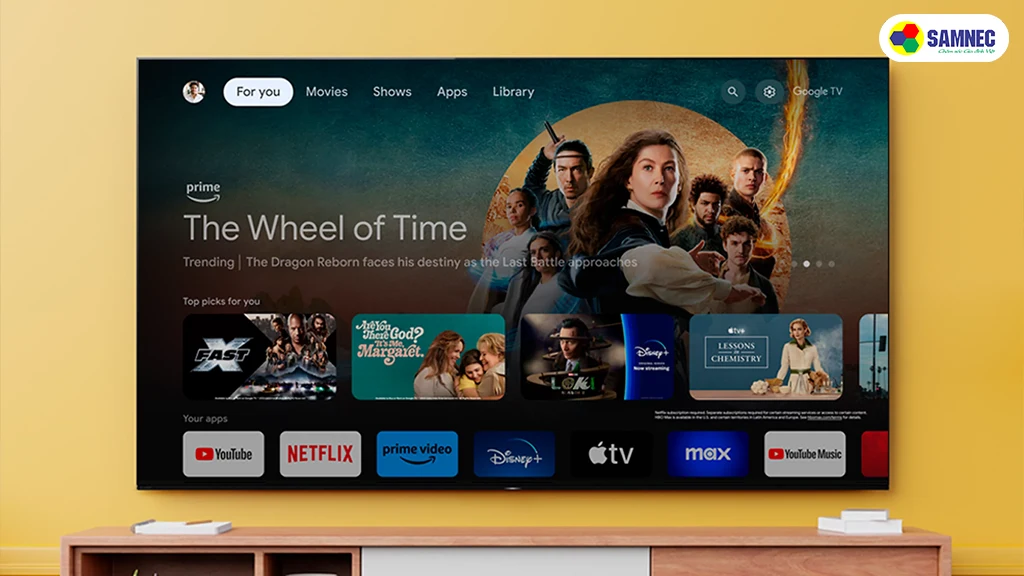 Google Tivi Mini LED 4K 85 inch Sony K-85XR90- Hệ điều hành