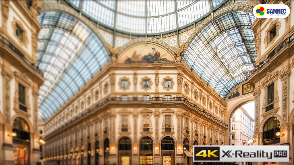 Google Tivi 4K 75 inch Sony KD-75X77L- công nghệ hình ảnh 4K X-Reality PRO