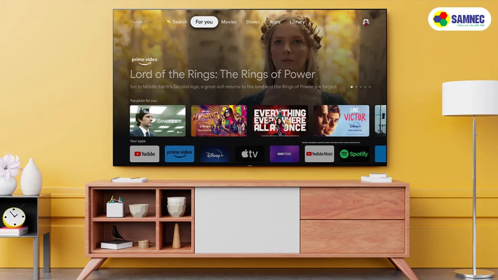 Google Tivi 4K 75 inch Sony KD-75X77L- Hệ điều hành