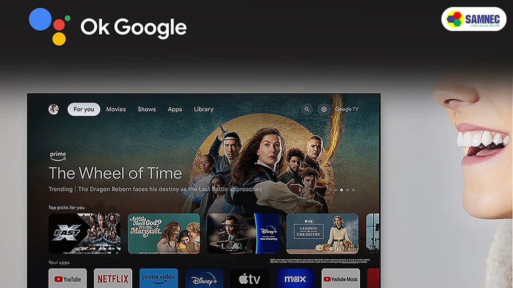 Google Tivi Sony 4K 75 inch K-75S30- hệ điều hành