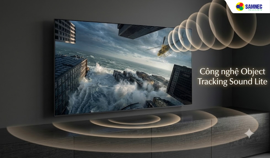 Smart Tivi Crystal UHD AI 4K 43 inch Samsung UA43U8000HKXXV- Công nghệ âm thanh