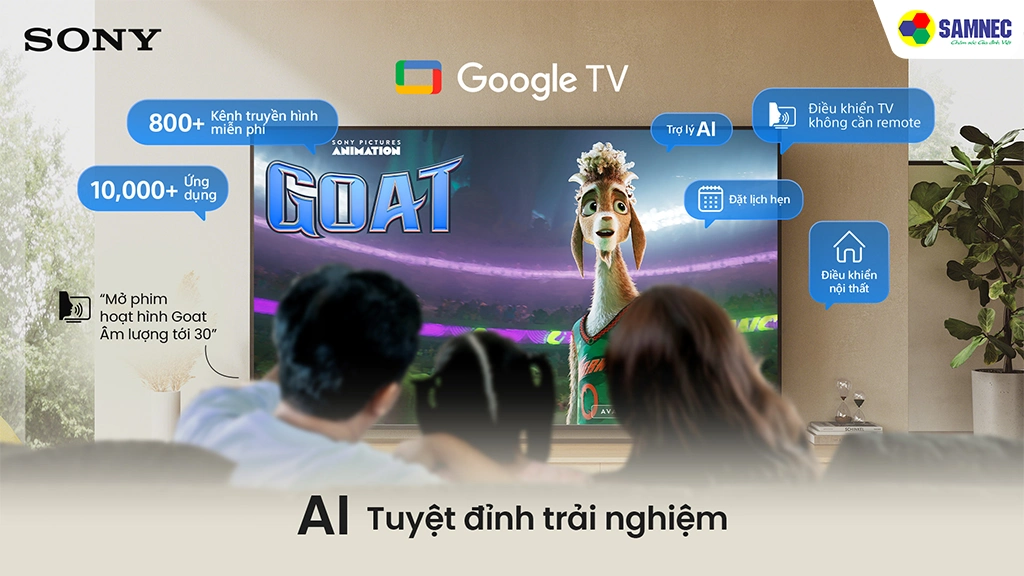 Sony Google TV True RGB BRAVIA 7 II K-65XR70M2- Hệ điều hành