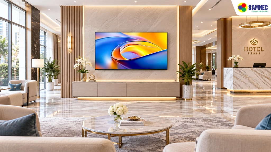 Smart Tivi QLED AI 4K 100 inch Toshiba 100Z570RP- Thiết kế