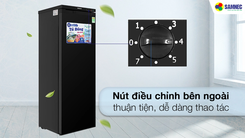 Tủ đông đứng 230 lít Sanaky VH230VD3- Tiện ích