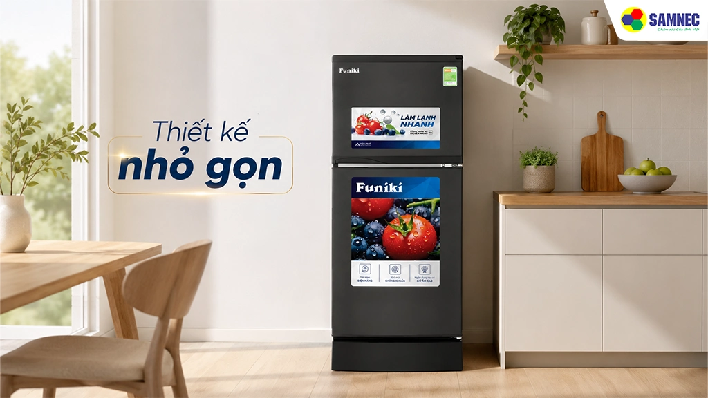 Tủ lạnh Funiki FR-125CI.1- Thiết kế