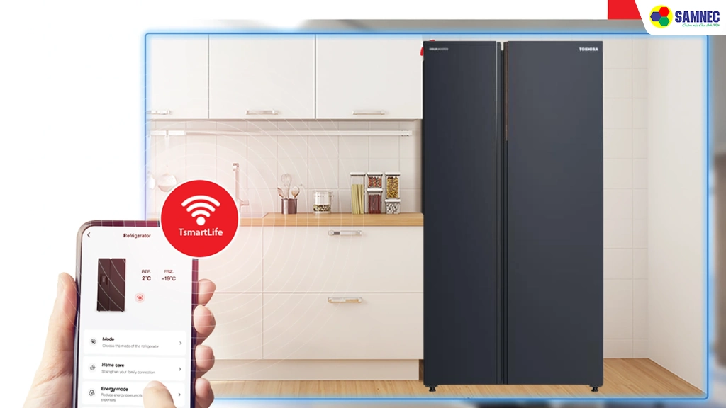Tủ lạnh Side By Side 711 lít Toshiba GR-RS910WI-PMV(06)-MG- Tiện ích