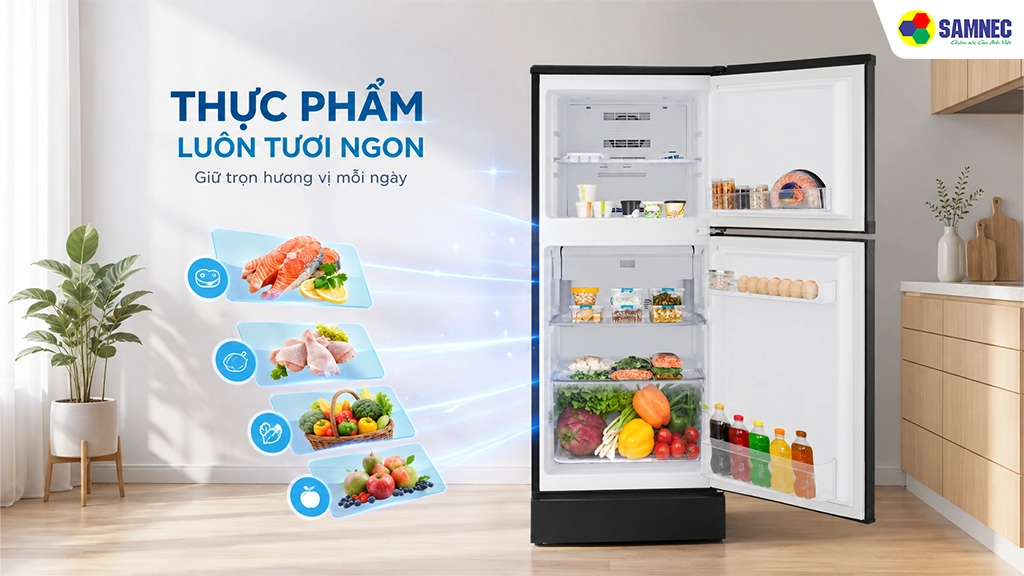 Tủ lạnh Funiki FR-125CI.1- Làm lạnh nhanh