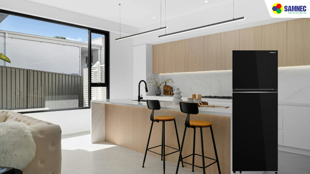 Tủ lạnh 409 lít Hitachi HRTN6443SGBKVN- Thiết kế