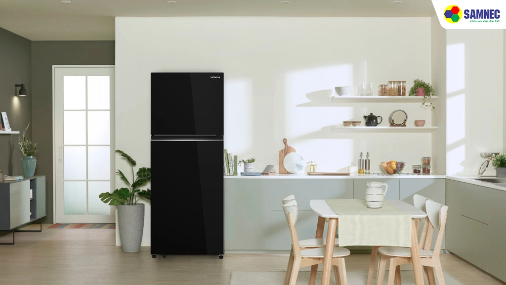 Tủ lạnh inverter 374 lít Hitachi HRTN6408SAGBKVN- Thiết kế