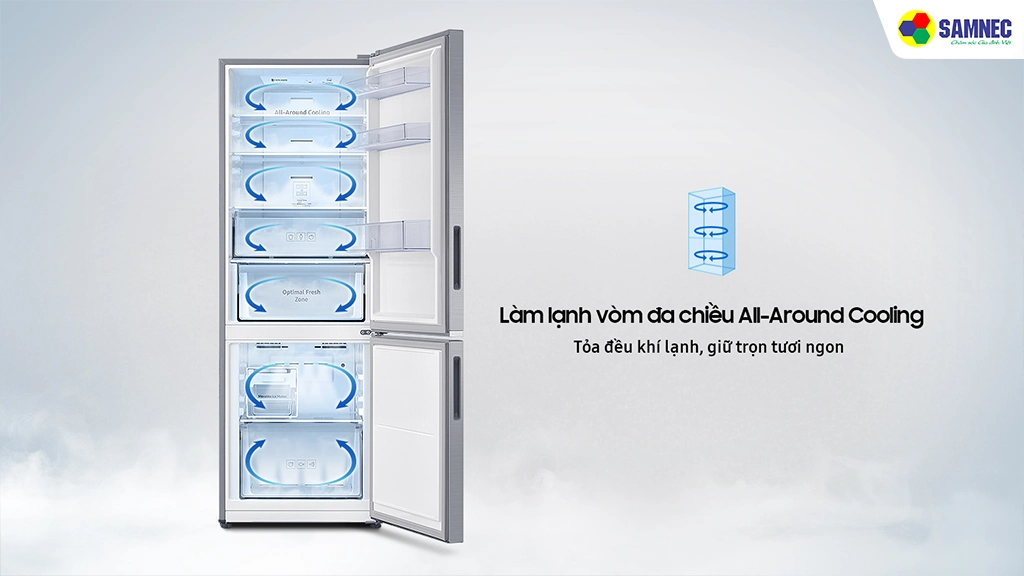 Tủ lạnh Inverter 285 lít Samsung RB27N4020B1SV- Công nghệ làm lạnh