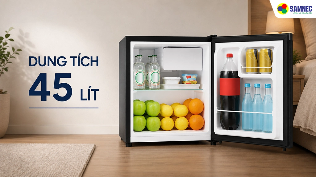 Tủ lạnh 45 lít Hisense HR05DB- Dung tích