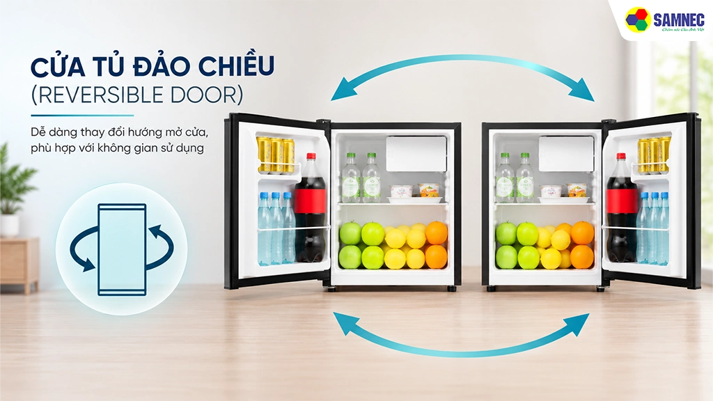 Tủ lạnh 45 lít Hisense HR05DB- Tiện ích