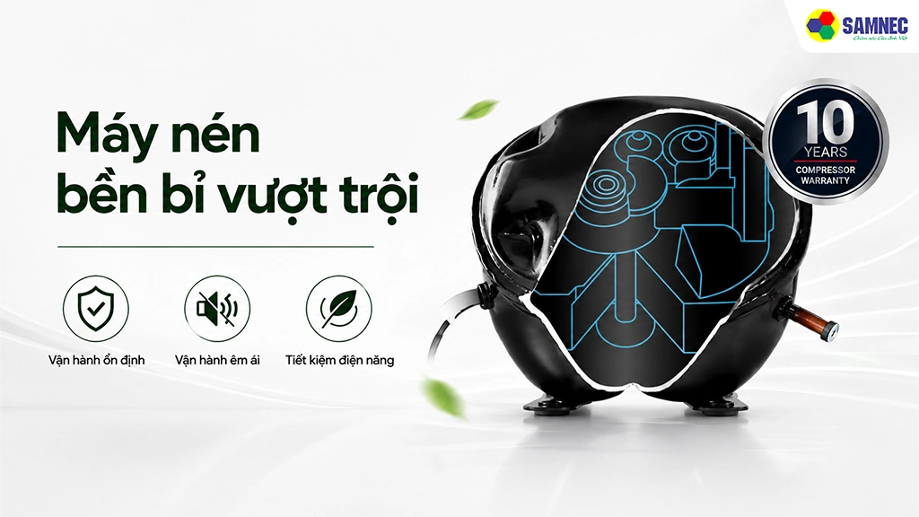 Tủ lạnh inverter 374 lít Hitachi HRTN6408SAGBKVN- Công nghệ tiết kiệm điện
