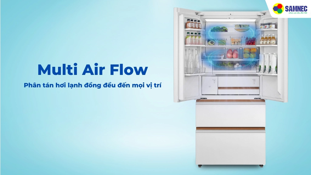 Tủ lạnh Toshiba 533 lít Japandi Multi Door GR-RF690WI-PGV(67)- công nghệ làm lạnh