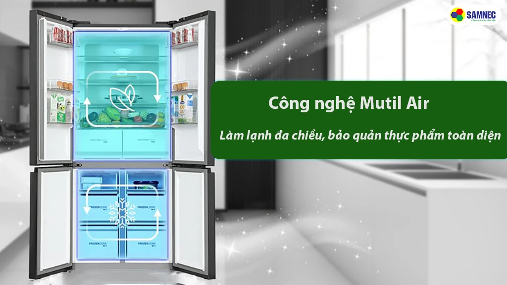 luồng khí lạnh đa chiều