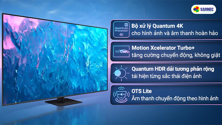 Công nghệ hình ảnh trên Tivi Samsung Q70C
