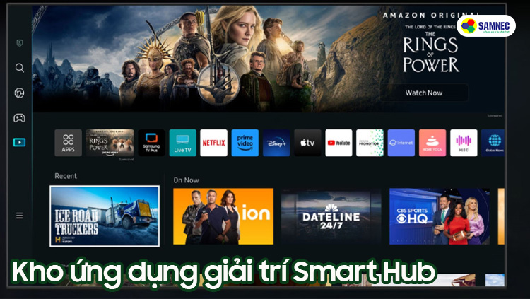 Kho ứng dụng giải trí Smart Hub
