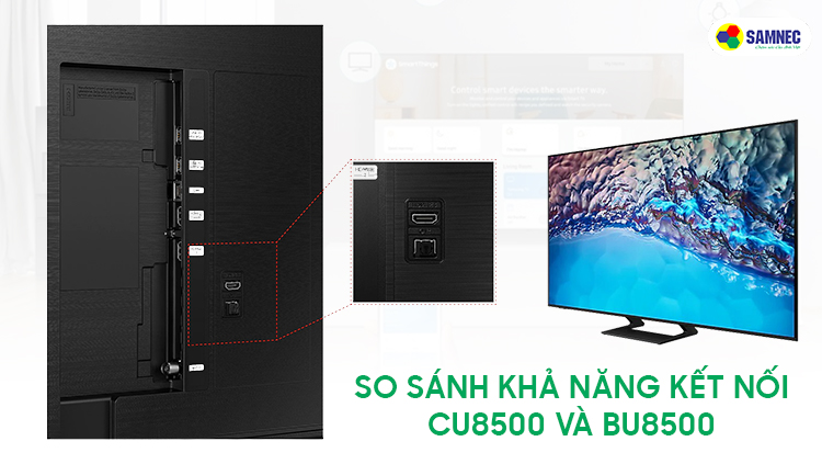 Tính năng thông minh trên Tivi Samsung CU8500 và BU8500