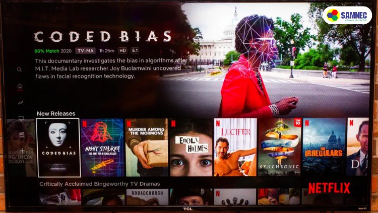 Chọn đăng nhập trên Netflix tivi thông minh