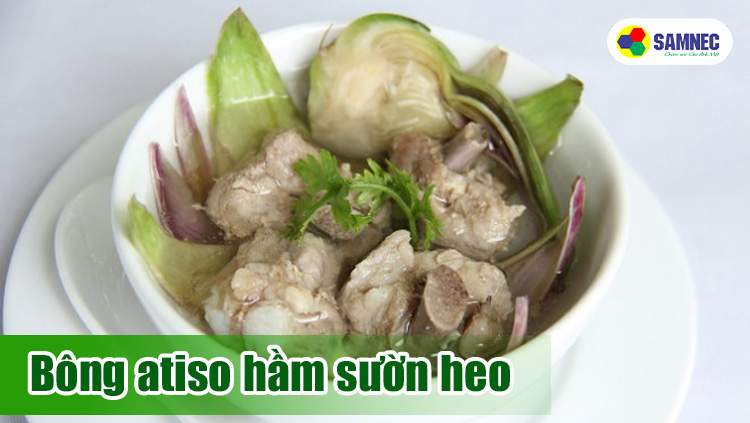 Bông Atiso hầm sườn heo